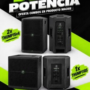 ❗Combo Mackie Thump15V4 y Thump118S | Sonido potente❗