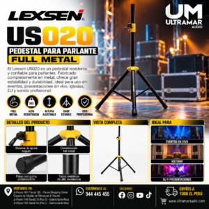 LEXSEN US020 Pedestal para Parlante full metal